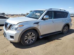Salvage cars for sale at Brighton, CO auction: 2019 Nissan Armada SV