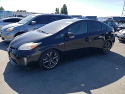 Salvage cars for sale at Hayward, CA auction: 2012 Toyota Prius