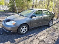 Salvage cars for sale from Copart Bowmanville, ON: 2006 Toyota Corolla CE