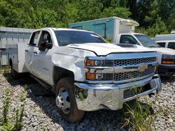 Salvage cars for sale from Copart Montgomery, AL: 2019 Chevrolet Silverado K3500