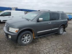 Salvage cars for sale at Woodhaven, MI auction: 2005 Infiniti QX56