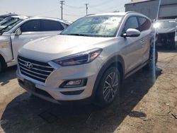 Salvage cars for sale at Chicago Heights, IL auction: 2021 Hyundai Tucson Limited