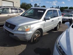 Salvage cars for sale at Woodburn, OR auction: 2004 Honda Pilot EXL