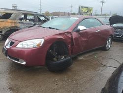 Salvage cars for sale at Chicago Heights, IL auction: 2008 Pontiac G6 GT