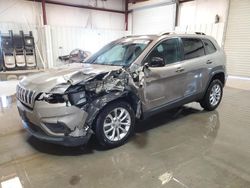 Jeep Cherokee Latitude salvage cars for sale: 2019 Jeep Cherokee Latitude