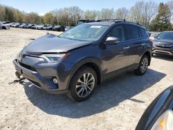 Salvage cars for sale at North Billerica, MA auction: 2018 Toyota Rav4 Limited