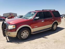Salvage cars for sale from Copart Amarillo, TX: 2008 Ford Expedition Eddie Bauer