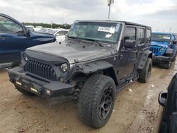 Salvage cars for sale from Copart Houston, TX: 2018 Jeep Wrangler Unlimited Sport