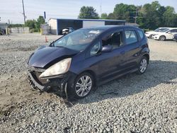 Salvage cars for sale at Mebane, NC auction: 2010 Honda FIT Sport