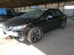 Salvage cars for sale from Copart Phoenix, AZ: 2014 Honda Civic LX