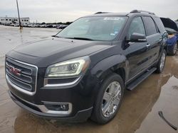 Salvage cars for sale at Grand Prairie, TX auction: 2017 GMC Acadia Limited SLT-2