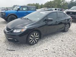Salvage cars for sale from Copart Houston, TX: 2015 Honda Civic EXL