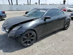 Salvage cars for sale from Copart Van Nuys, CA: 2007 Infiniti G35