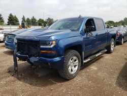 Salvage cars for sale at Elgin, IL auction: 2018 Chevrolet Silverado K1500 LT