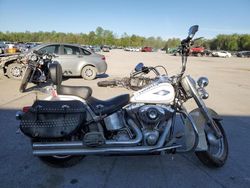 Salvage motorcycles for sale at Ellwood City, PA auction: 2012 Harley-Davidson Flstc Heritage Softail Classic