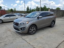 Salvage cars for sale at Gaston, SC auction: 2016 KIA Sorento SX