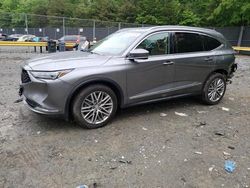 Salvage cars for sale at Waldorf, MD auction: 2023 Acura MDX Advance