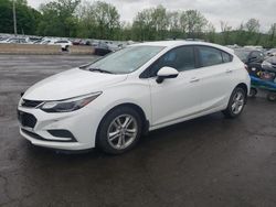 Salvage cars for sale from Copart Marlboro, NY: 2018 Chevrolet Cruze LT