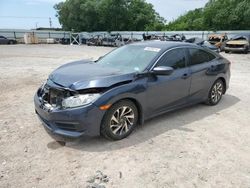 Salvage cars for sale at Oklahoma City, OK auction: 2017 Honda Civic EX