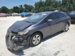 Salvage cars for sale from Copart Ocala, FL: 2014 Honda Civic LX