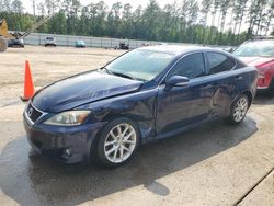 Salvage cars for sale at Harleyville, SC auction: 2013 Lexus IS 250