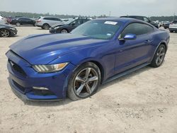 Salvage cars for sale at Houston, TX auction: 2015 Ford Mustang