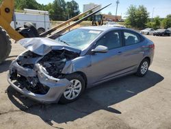 Hyundai salvage cars for sale: 2017 Hyundai Accent SE