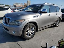Salvage cars for sale at New Orleans, LA auction: 2012 Infiniti QX56
