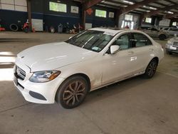 2018 Mercedes-Benz C 300 4matic en venta en East Granby, CT