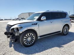 Salvage cars for sale at Haslet, TX auction: 2017 Infiniti QX80 Base