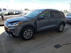 Salvage cars for sale at Dyer, IN auction: 2022 Ford Escape SE