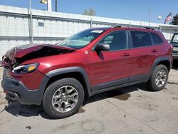Jeep Cherokee Trailhawk salvage cars for sale: 2020 Jeep Cherokee Trailhawk