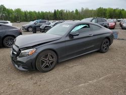 Salvage cars for sale from Copart Bowmanville, ON: 2019 Mercedes-Benz C 300 4matic