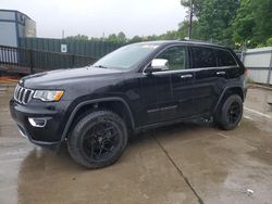 Jeep salvage cars for sale: 2017 Jeep Grand Cherokee Limited