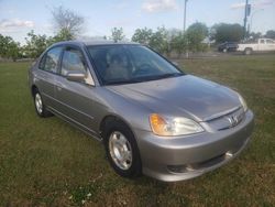 Salvage cars for sale from Copart Orlando, FL: 2003 Honda Civic Hybrid