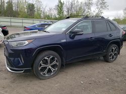 Salvage cars for sale at Leroy, NY auction: 2021 Toyota Rav4 Prime XSE