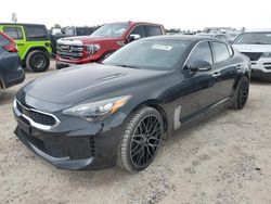 Salvage cars for sale at Houston, TX auction: 2018 KIA Stinger Premium
