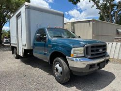 Salvage trucks for sale at Riverview, FL auction: 2002 Ford F450 Super Duty