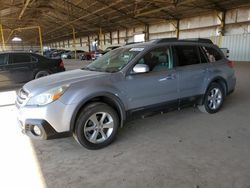 Salvage cars for sale at Phoenix, AZ auction: 2014 Subaru Outback 2.5I Limited