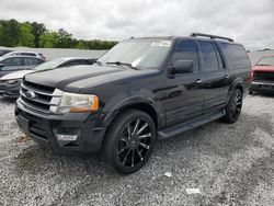 Ford salvage cars for sale: 2017 Ford Expedition EL XLT