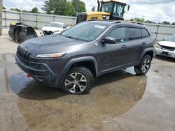 Salvage SUVs for sale at auction: 2015 Jeep Cherokee Trailhawk