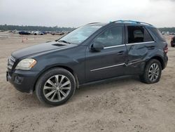 Salvage cars for sale at Houston, TX auction: 2011 Mercedes-Benz ML 350