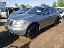 Salvage cars for sale from Copart Elgin, IL: 2007 Infiniti FX35