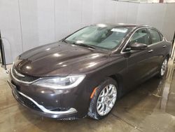 Salvage cars for sale at Avon, MN auction: 2015 Chrysler 200 C