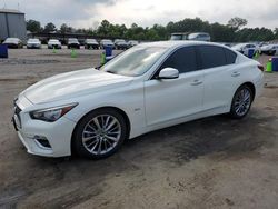 Salvage cars for sale at Florence, MS auction: 2018 Infiniti Q50 Luxe