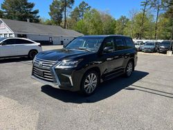 Salvage cars for sale at North Billerica, MA auction: 2016 Lexus LX 570