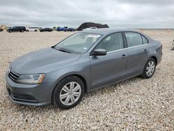 Salvage cars for sale at New Braunfels, TX auction: 2017 Volkswagen Jetta S