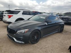 Salvage cars for sale at Houston, TX auction: 2017 Mercedes-Benz C 63 AMG