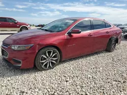 Chevrolet salvage cars for sale: 2018 Chevrolet Malibu LT