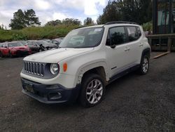 Salvage SUVs for sale at auction: 2016 Jeep Renegade Latitude